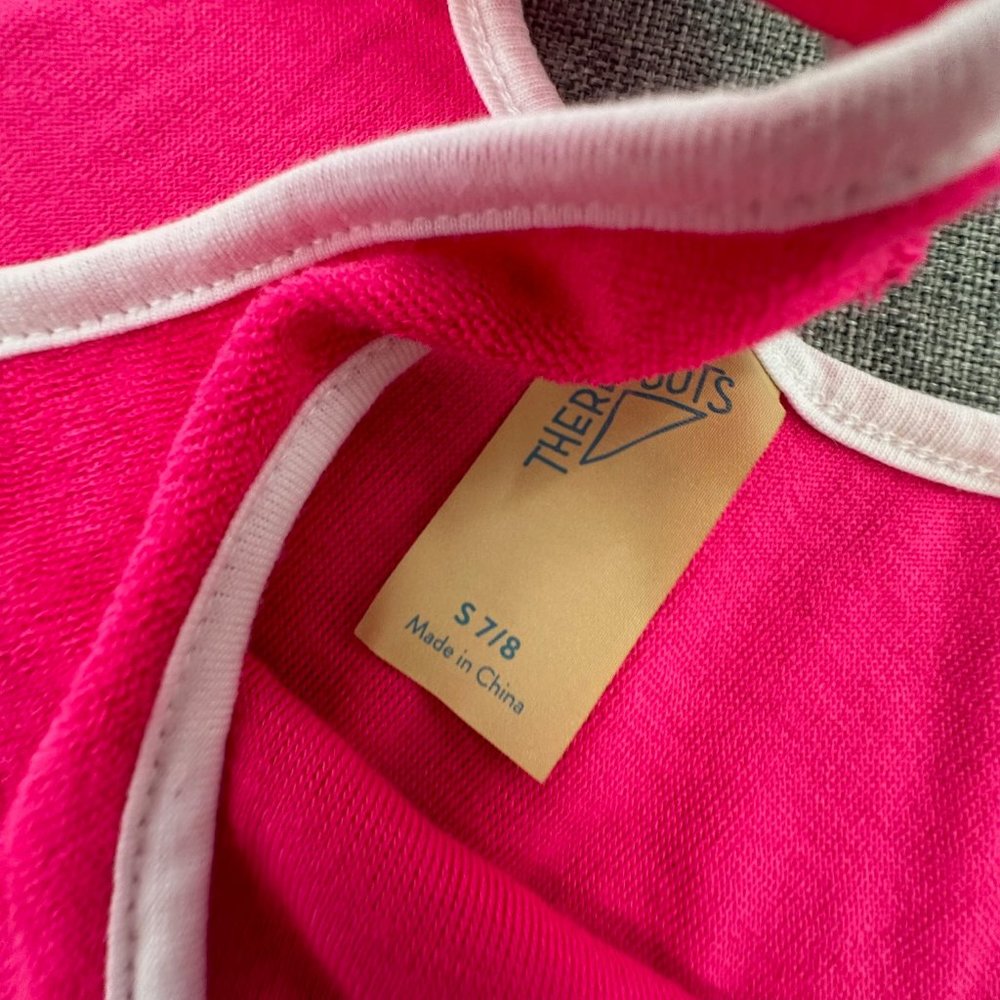 New! Thereabouts‎ Girls Swimsuit Cover Up Small 7/8 Hot Pink MSRP: $40 - Picture 6 of 11